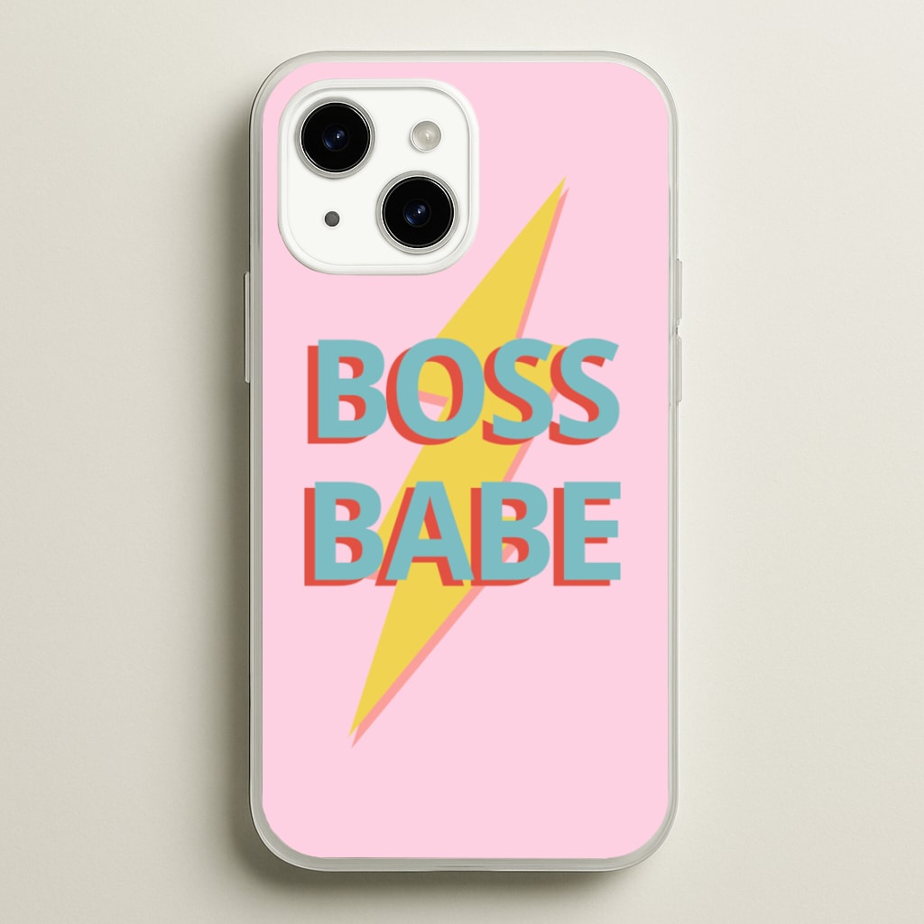 Boss Babe  - Sassy Quotes Phone Case for iPhone 14