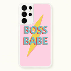 Boss Babe  - Sassy Quotes Phone Case for Galaxy S21 Ultra