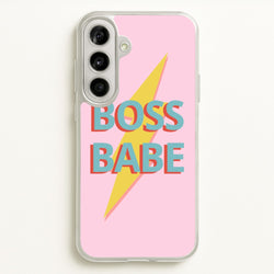 Boss Babe  - Sassy Quotes Phone Case for Galaxy A56