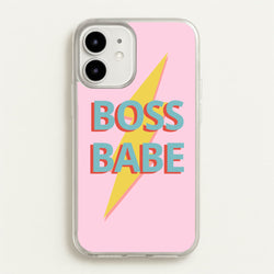Boss Babe  - Sassy Quotes Phone Case for iPhone 12 / 12 Pro