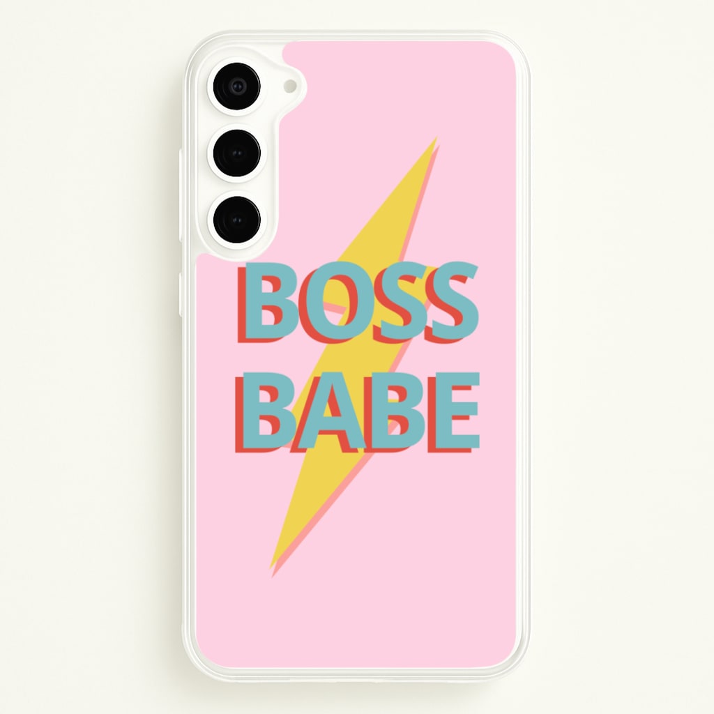 Boss Babe  - Sassy Quotes Phone Case for Galaxy S23 Plus