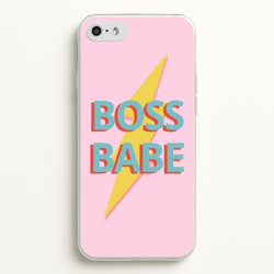 Boss Babe  - Sassy Quotes Phone Case for iPhone 5 / 5s / SE 2016