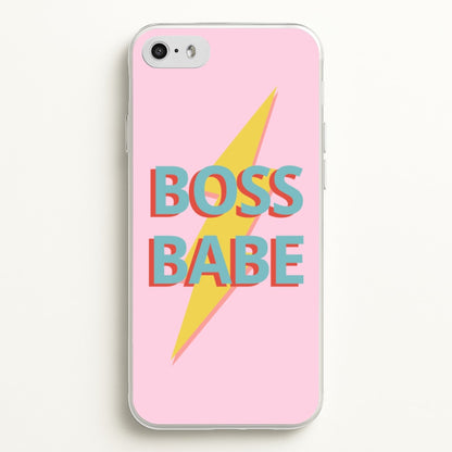 Boss Babe  - Sassy Quotes Phone Case for iPhone 5 / 5s / SE 2016