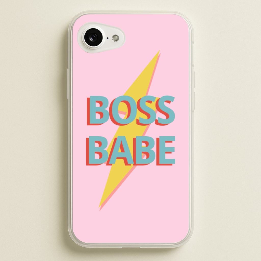 Boss Babe  - Sassy Quotes Phone Case for iPhone 16e