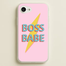 Boss Babe  - Sassy Quotes Phone Case for iPhone 16e