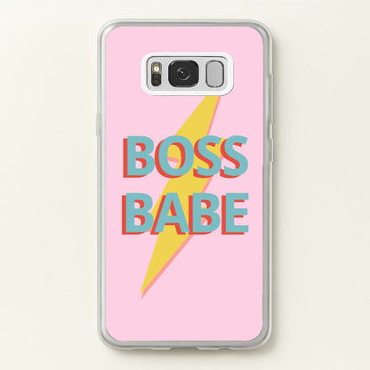 Boss Babe  - Sassy Quotes Phone Case for Galaxy S8 Plus