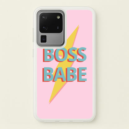 Boss Babe  - Sassy Quotes Phone Case for Galaxy S20 Ultra