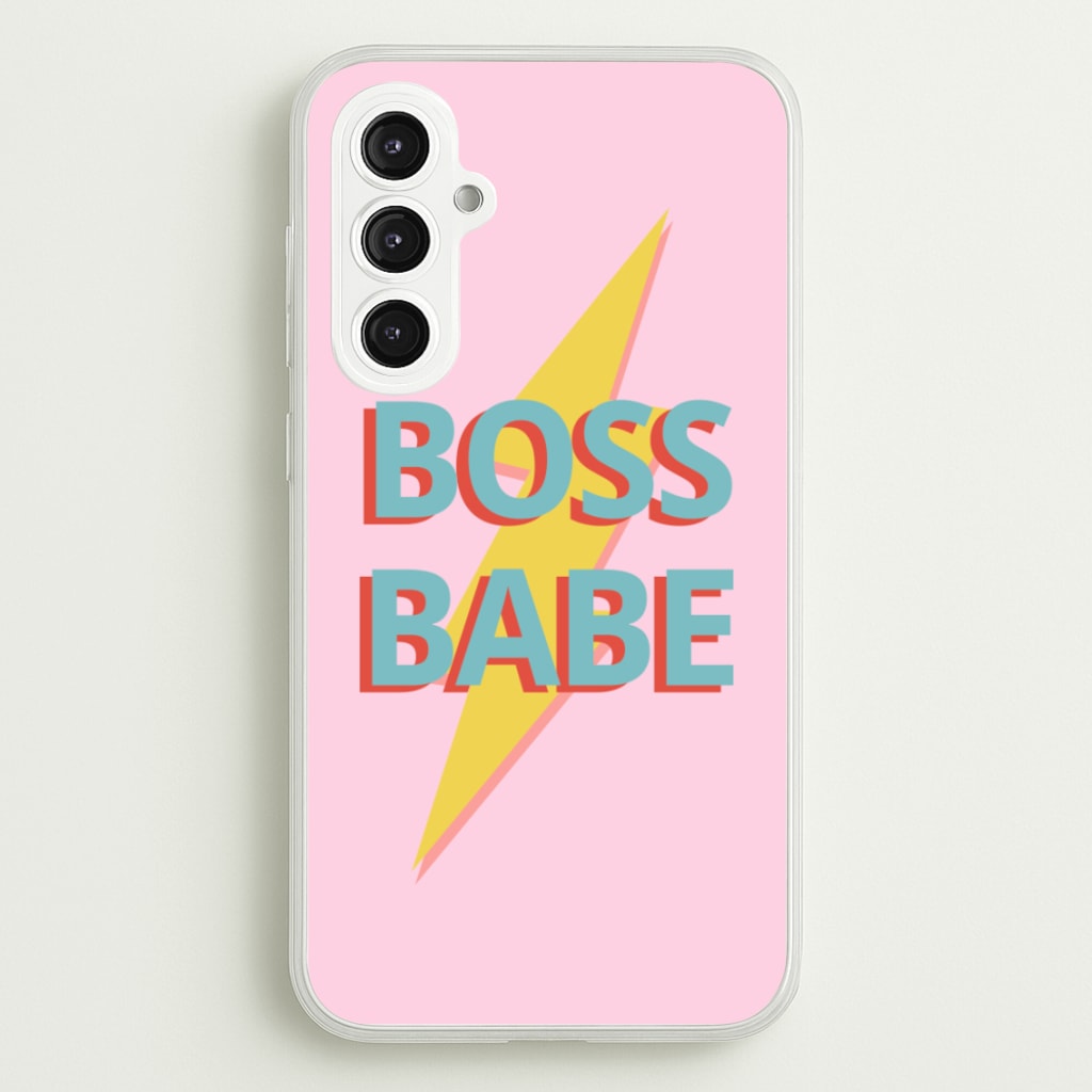Boss Babe  - Sassy Quotes Phone Case for Galaxy S23FE