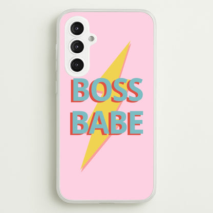 Boss Babe  - Sassy Quotes Phone Case for Galaxy S23FE