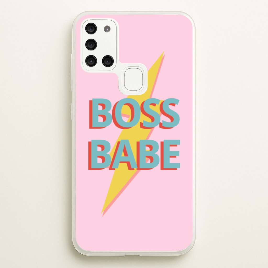 Boss Babe  - Sassy Quotes Phone Case for Galaxy A21s