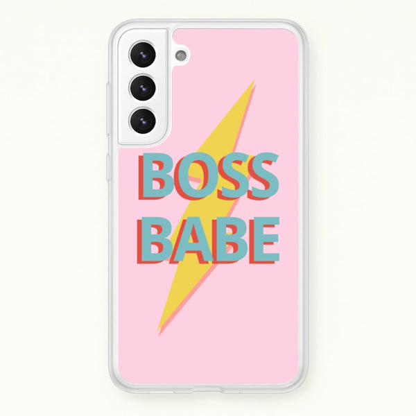 Boss Babe  - Sassy Quotes Phone Case for Galaxy S21 Plus
