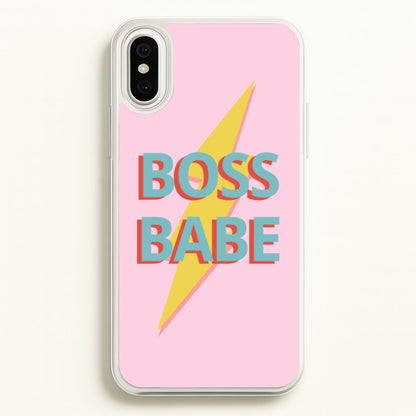 Boss Babe  - Sassy Quotes Phone Case for iPhone XS Max