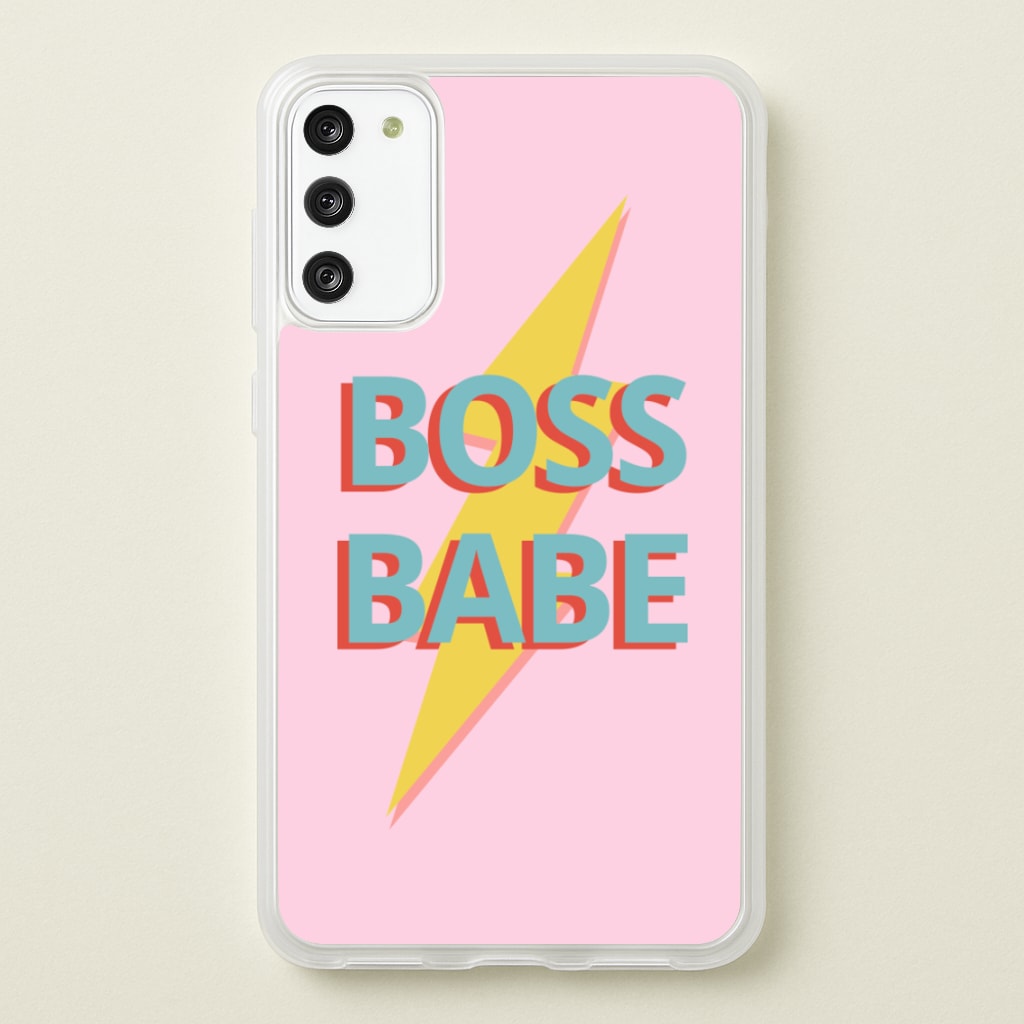 Boss Babe  - Sassy Quotes Phone Case for Galaxy S20FE