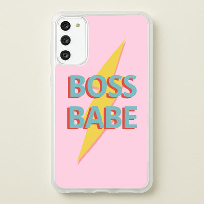 Boss Babe  - Sassy Quotes Phone Case for Galaxy S20FE