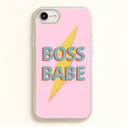 Boss Babe  - Sassy Quotes Phone Case for iPhone 6 / 7 / 8 / SE