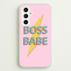 Boss Babe  - Sassy Quotes Phone Case for Galaxy A16
