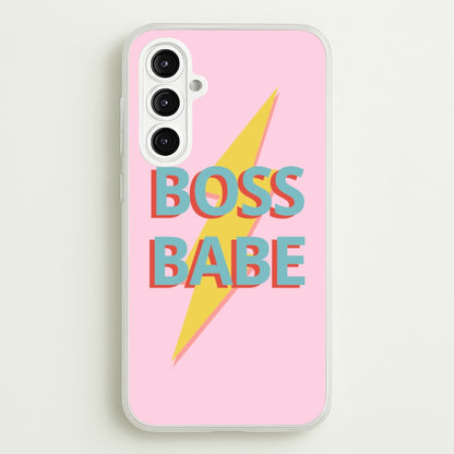 Boss Babe  - Sassy Quotes Phone Case for Galaxy A16