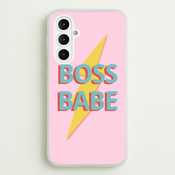 Boss Babe  - Sassy Quotes Phone Case for Galaxy A16