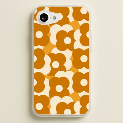 Retro Flower Pattern  - Floral Phone Case for iPhone 16e