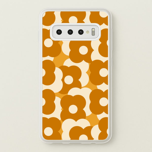 Retro Flower Pattern  - Floral Phone Case for Galaxy S10