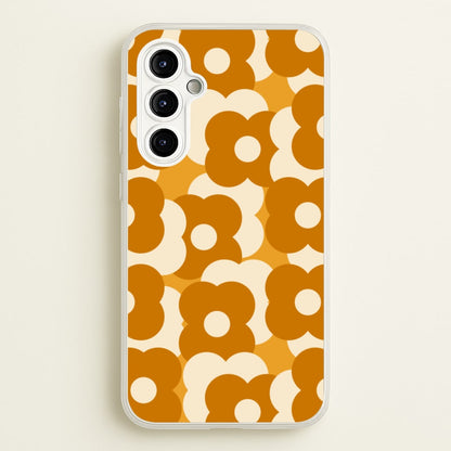 Retro Flower Pattern  - Floral Phone Case for Galaxy A54
