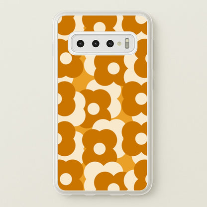 Retro Flower Pattern  - Floral Phone Case for Galaxy S10 Plus