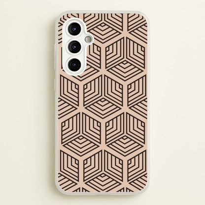 Illusion Pattern  - Abstract Phone Case for Galaxy A54