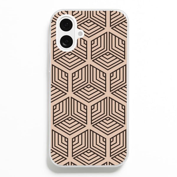 Illusion Pattern  - Abstract Phone Case for iPhone 16 Plus