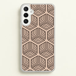 Illusion Pattern  - Abstract Phone Case for Galaxy A34