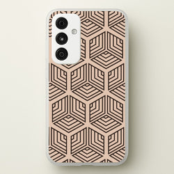 Illusion Pattern  - Abstract Phone Case for Galaxy A55