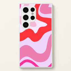 Purple & Pink Abstract  - Abstract Phone Case for Galaxy S24 Ultra