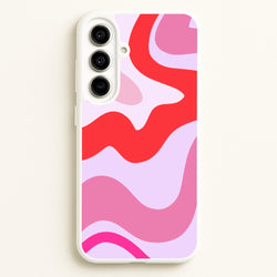 Purple & Pink Abstract  - Abstract Phone Case for Galaxy A56