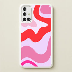 Purple & Pink Abstract  - Abstract Phone Case for Galaxy A71