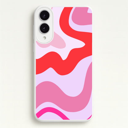Purple & Pink Abstract  - Abstract Phone Case for Galaxy S25 Edge