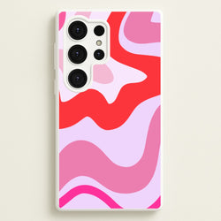 Purple & Pink Abstract  - Abstract Phone Case for Galaxy S25 Ultra