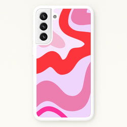 Purple & Pink Abstract  - Abstract Phone Case for Galaxy S22