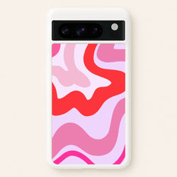 Purple & Pink Abstract  - Abstract Phone Case for Google Pixel 8 Pro
