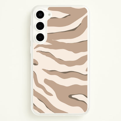 Neutral Tiger Print  - Animals Phone Case for Galaxy S23 Plus