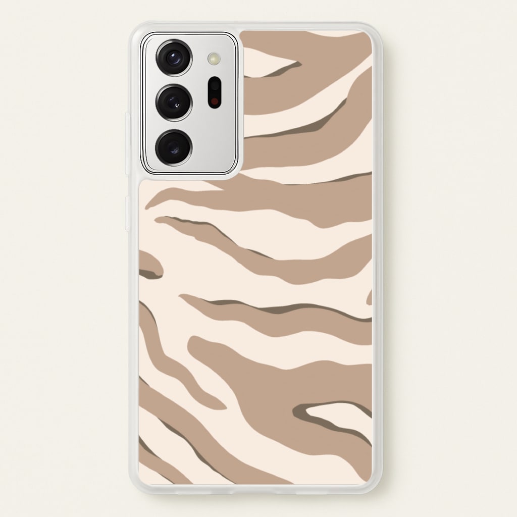 Neutral Tiger Print  - Animals Phone Case for Galaxy Note 20 Ultra