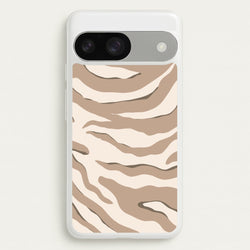 Neutral Tiger Print  - Animals Phone Case for Google Pixel 9 / 9 Pro