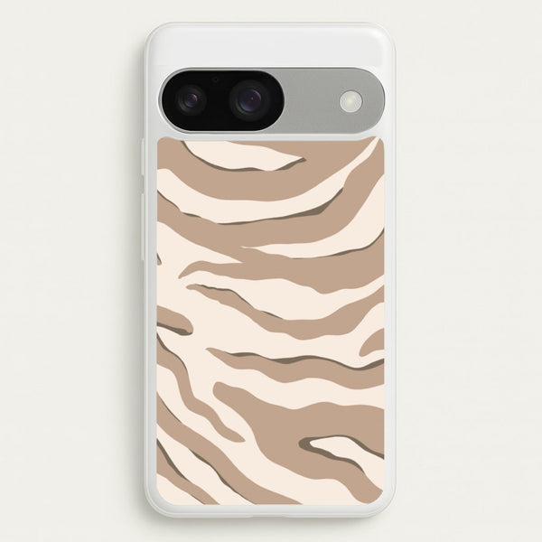 Neutral Tiger Print  - Animals Phone Case for Google Pixel 9 / 9 Pro