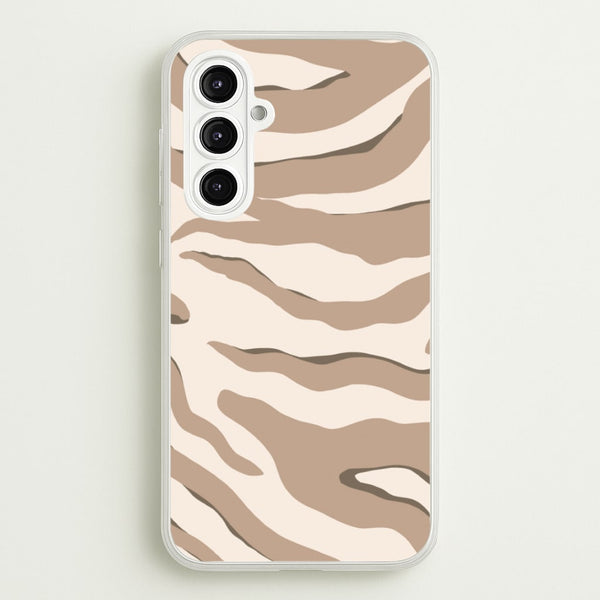 Neutral Tiger Print  - Animals Phone Case for Galaxy A16