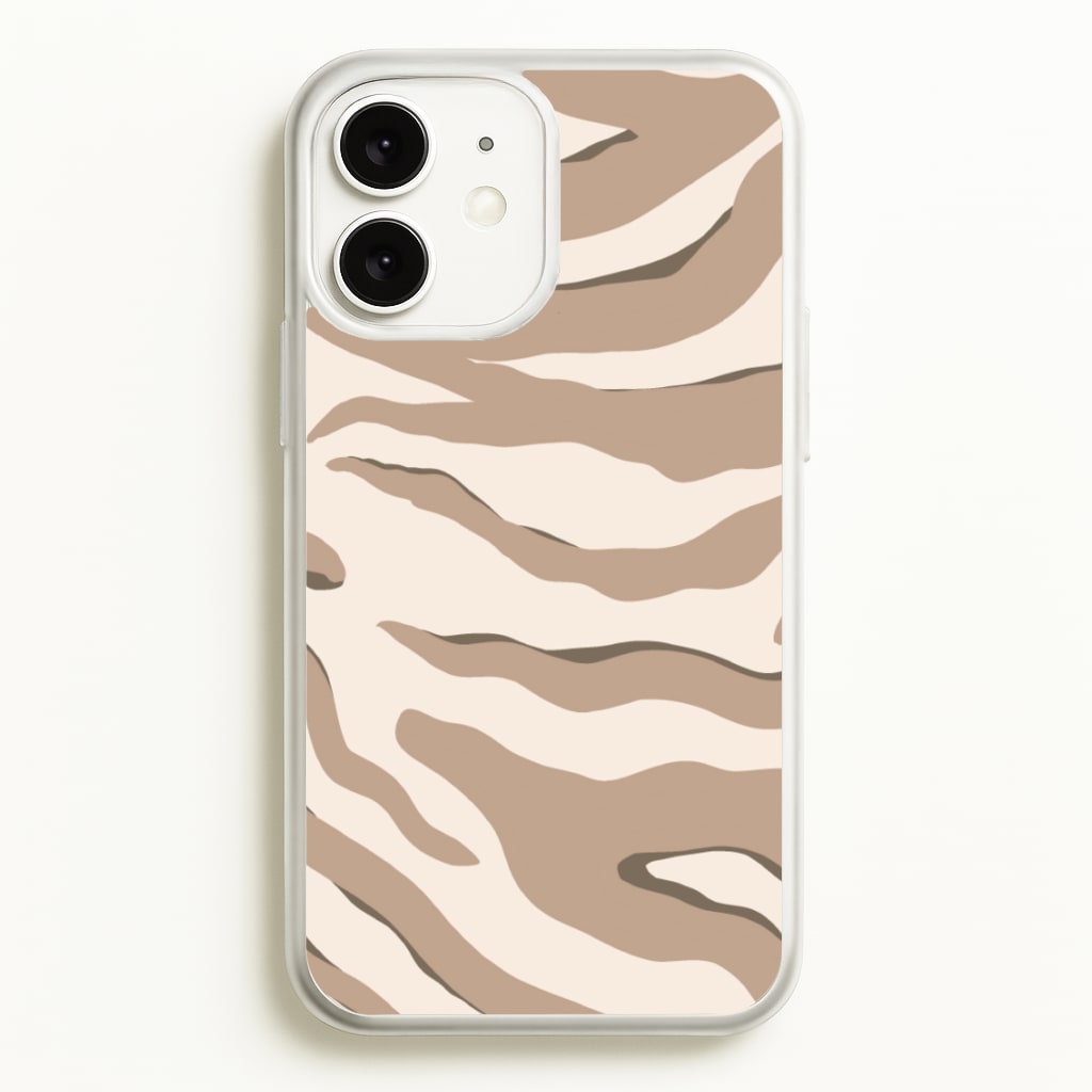 Neutral Tiger Print  - Animals Phone Case for iPhone 11
