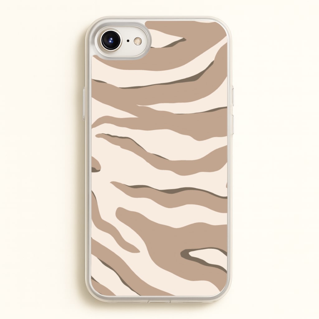 Neutral Tiger Print  - Animals Phone Case for iPhone 6 Plus / 7 Plus / 8 Plus