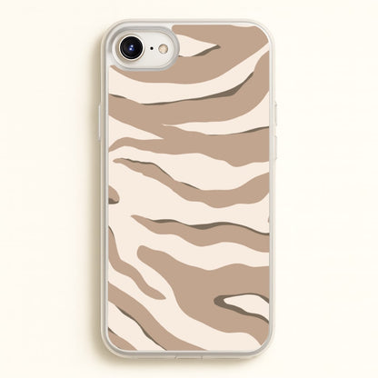 Neutral Tiger Print  - Animals Phone Case for iPhone 6 / 7 / 8 / SE