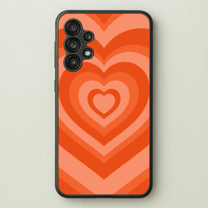 Orange - Colourful Hearts  - Colourful Hearts Phone Case for Galaxy A13