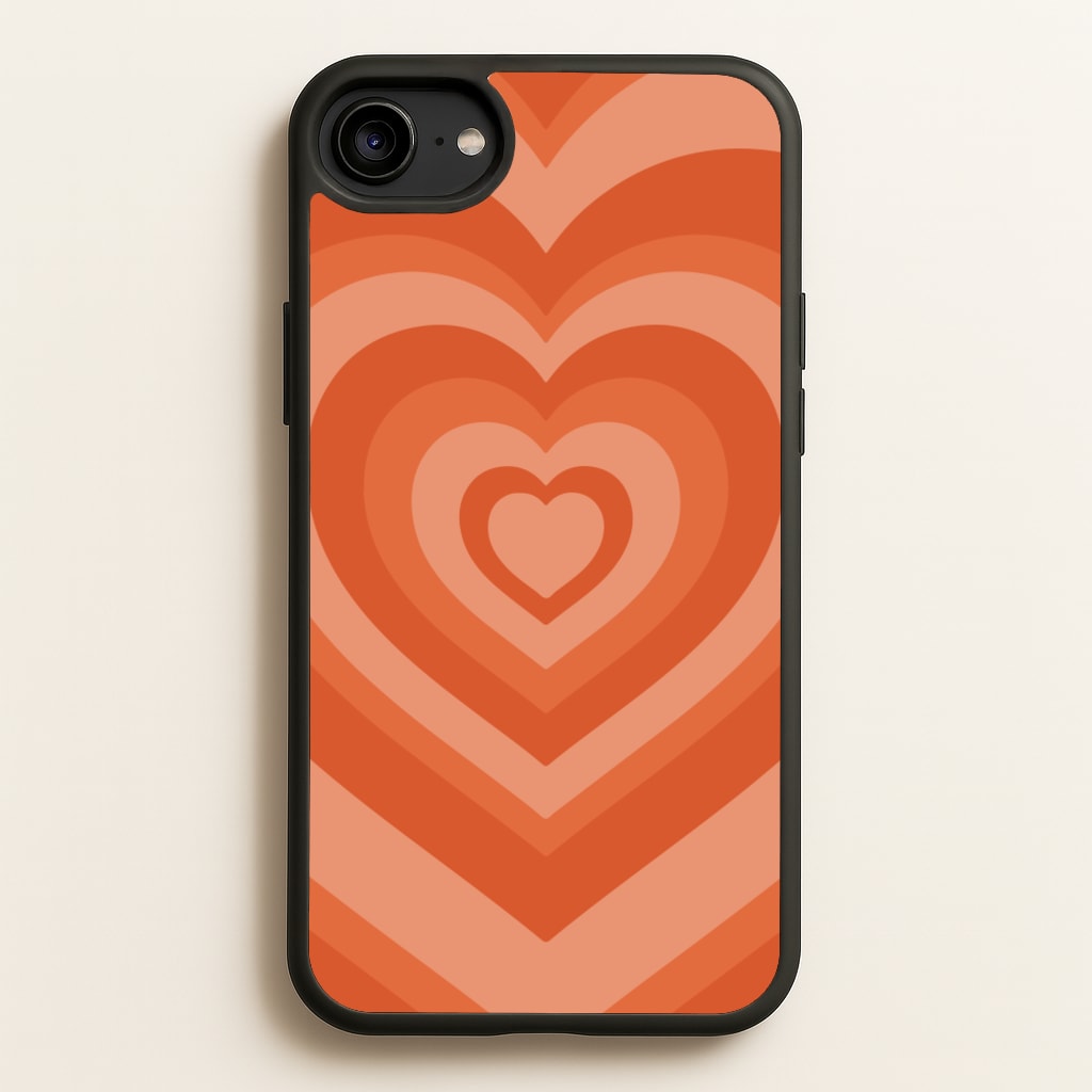 Orange - Colourful Hearts  - Colourful Hearts Phone Case for iPhone 6 / 7 / 8 / SE