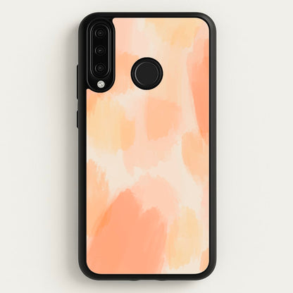 Orange Strokes  - Abstract Pattern Phone Case for Huawei P30 Lite