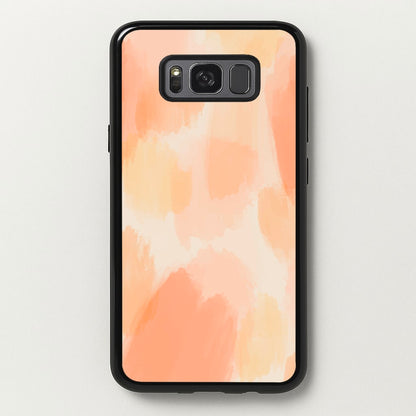 Orange Strokes  - Abstract Pattern Phone Case for Galaxy S8