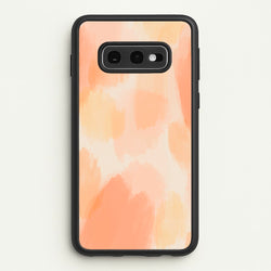 Orange Strokes  - Abstract Pattern Phone Case for Galaxy S10e